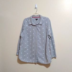 Talbott’s Women 100% Cotton Long sleeve button up Shirts